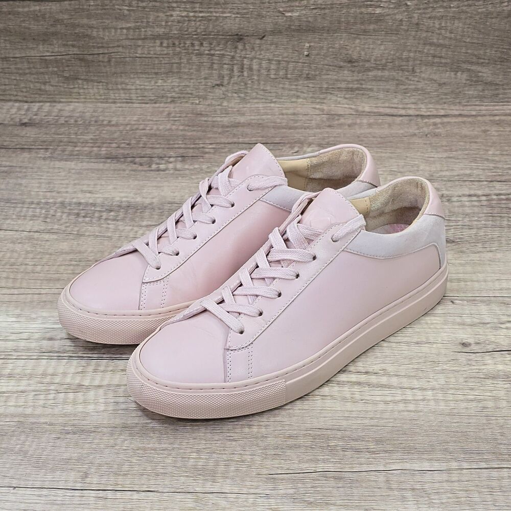 KOIO Capri Women's Size EU 39 US 9 Pink Leather Low Top Lace Up Sneakers - Picture 9 of 9